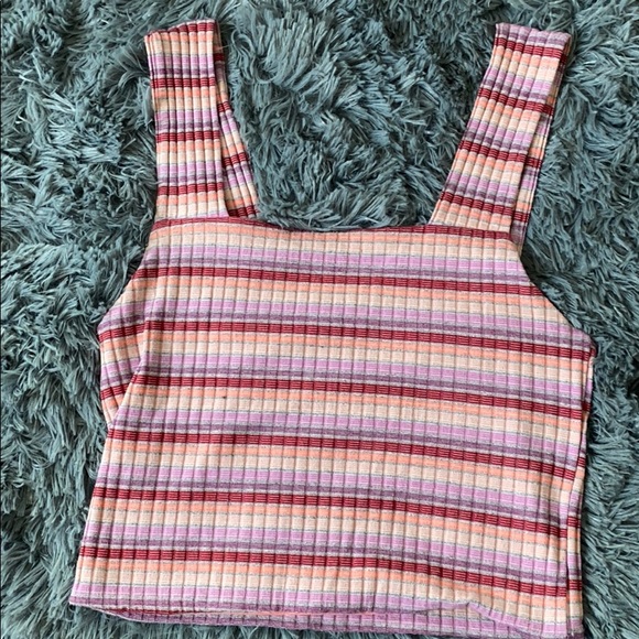 American Eagle Outfitters Tops - striped crop top
